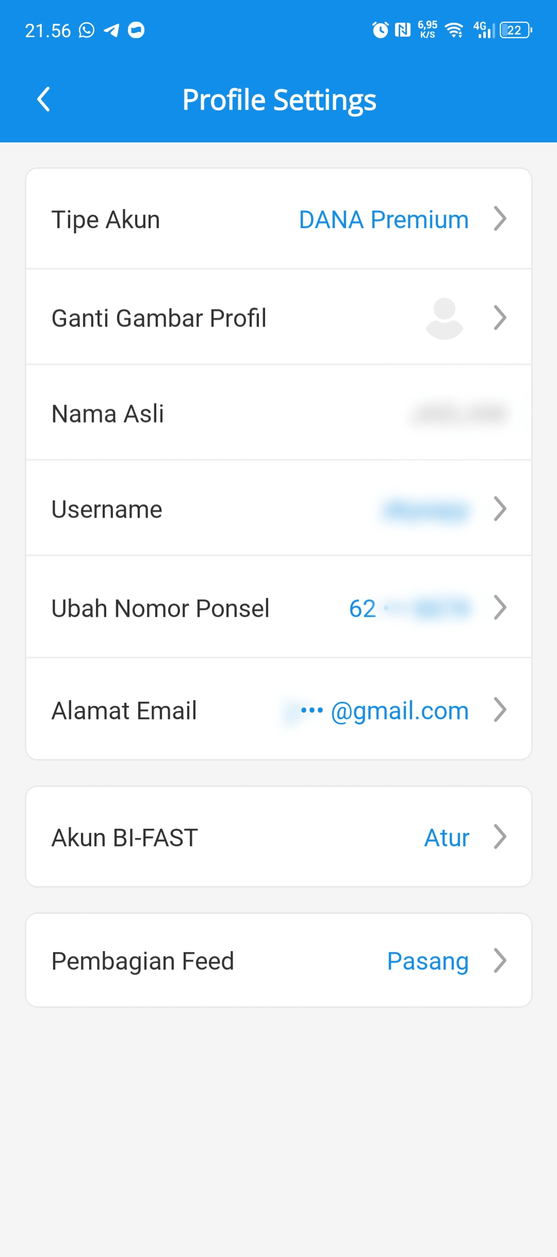 Verifikasi akun DANA 1